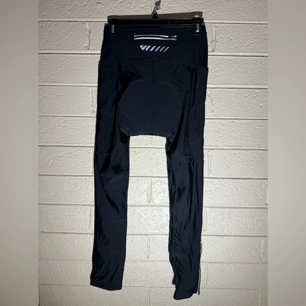 Wulibike  Black Leggings with Reflective Detail